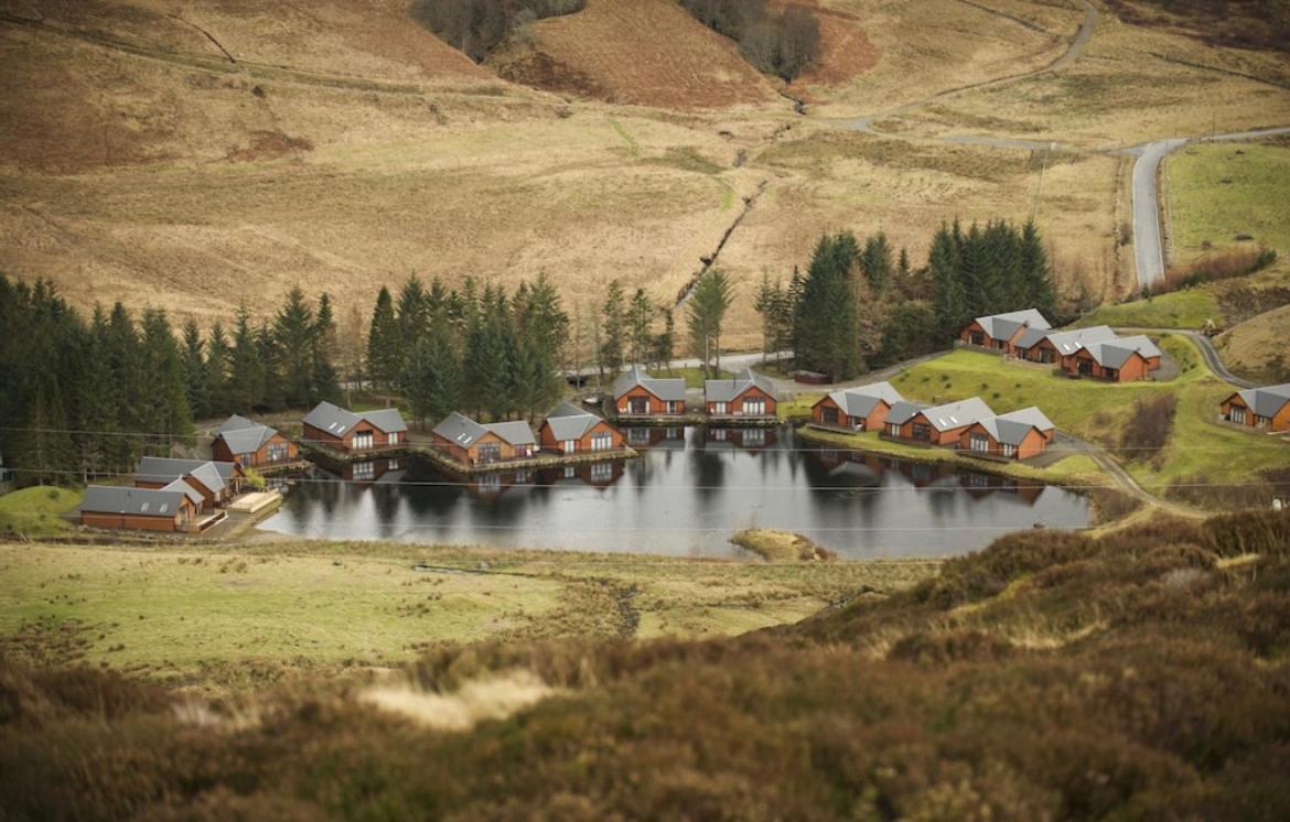 Na Craigean Lodge Glengoulandie Exteriör bild
